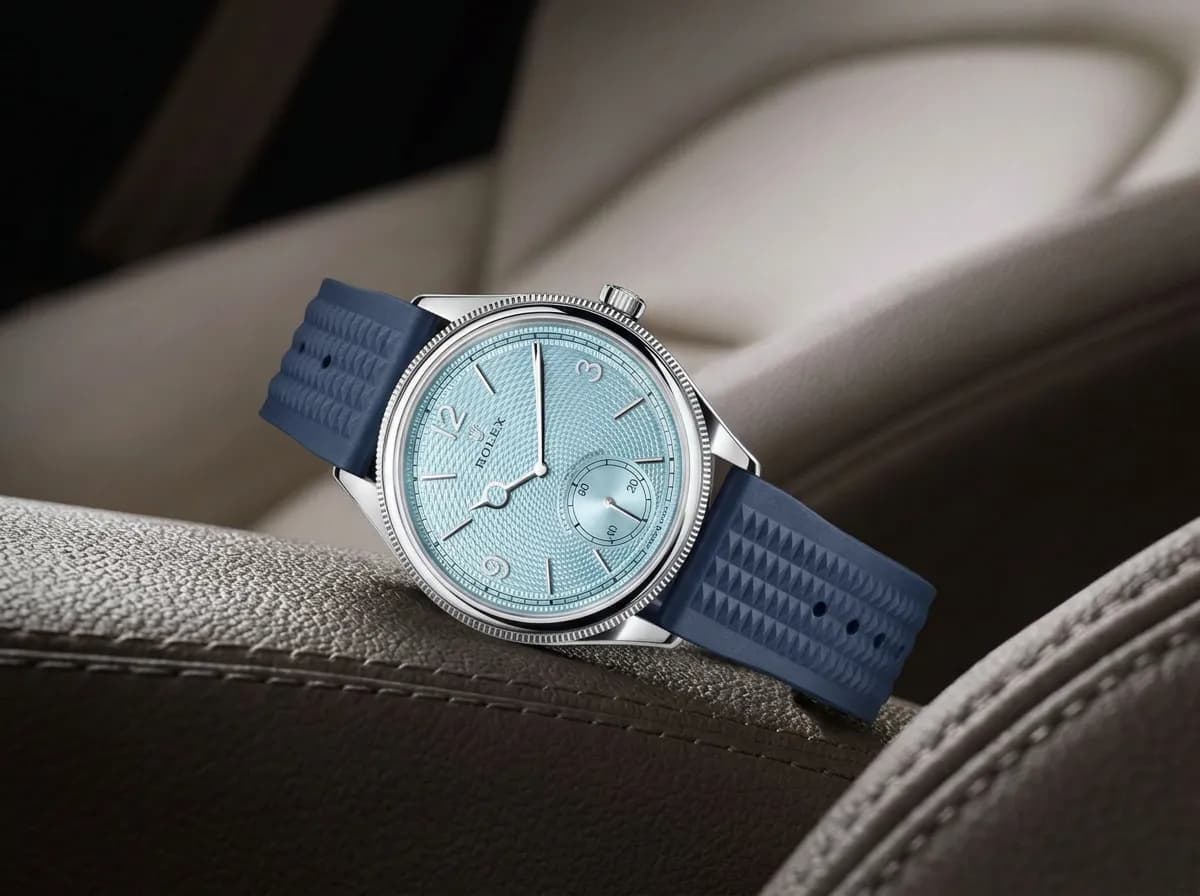 Rolex 1908 on FKM Waffle strap