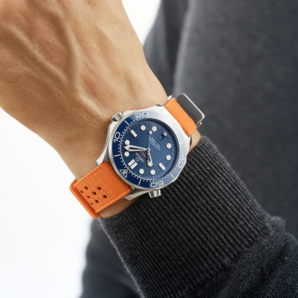 Bright Orange FKM Rubber
