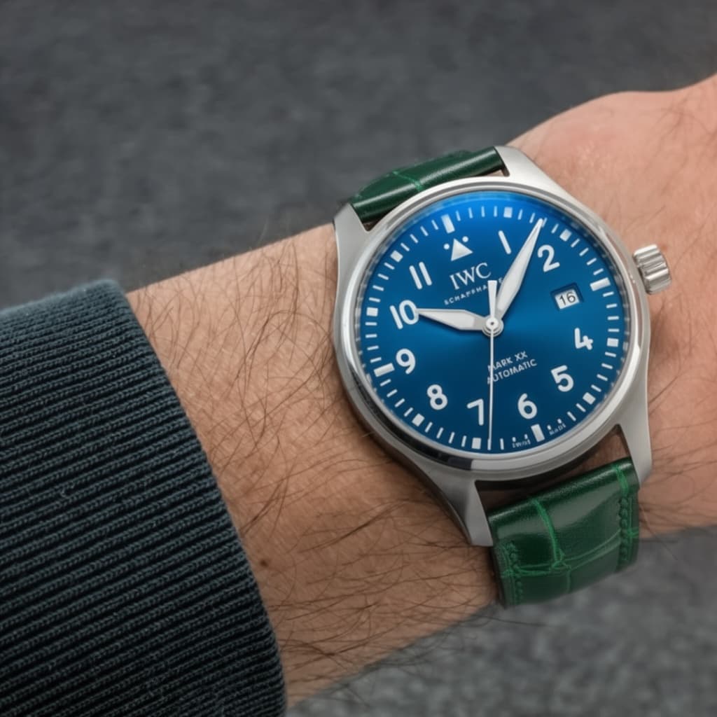 Glossy Emerald Crocodile Signature