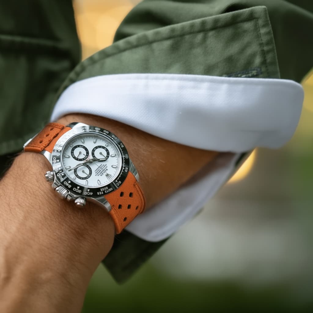 Bright Orange FKM Rubber