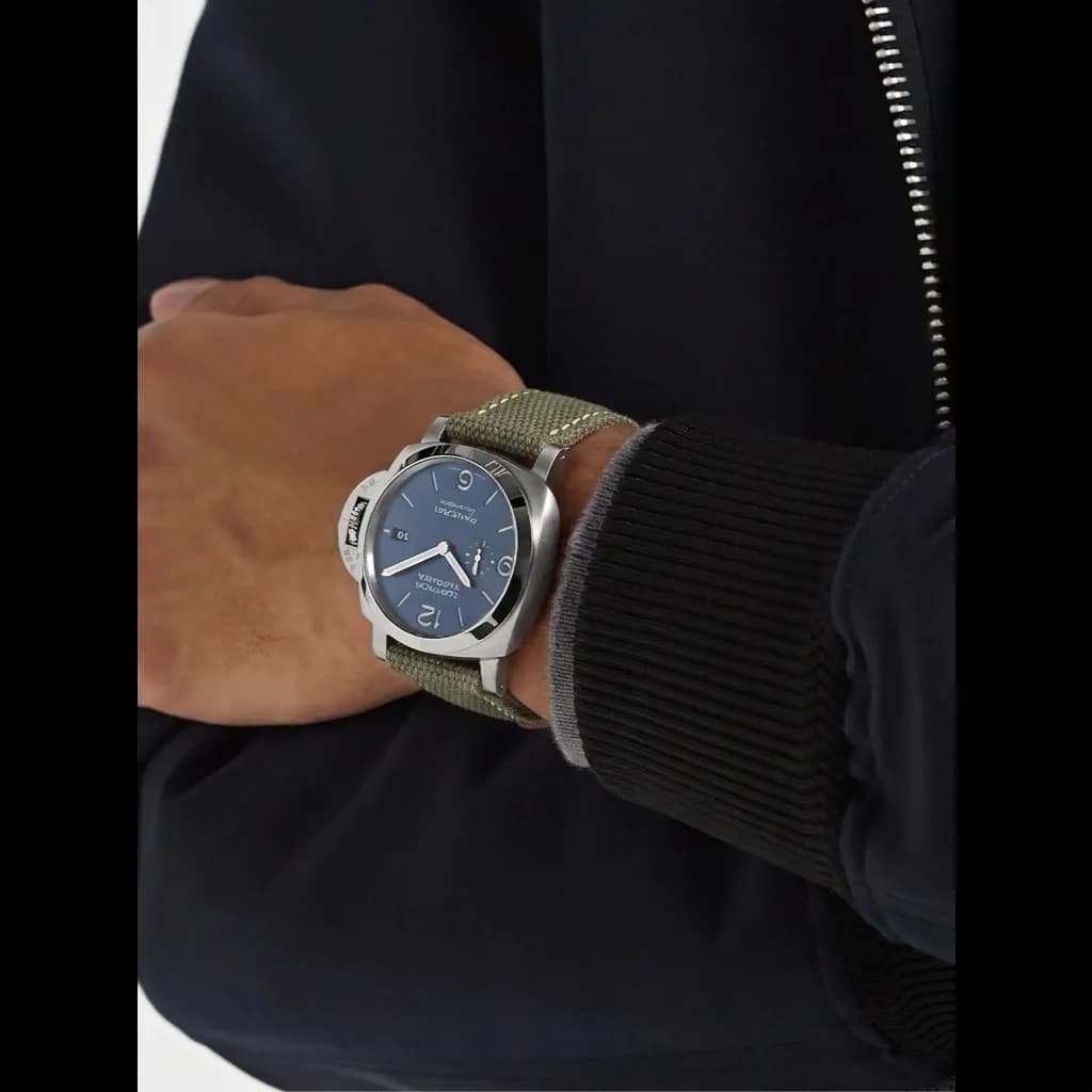 Panerai Luminor Marina on Canvas & Leather strap