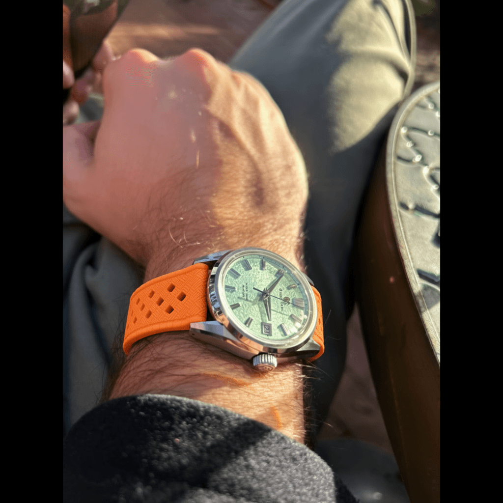 Bright Orange FKM Rubber