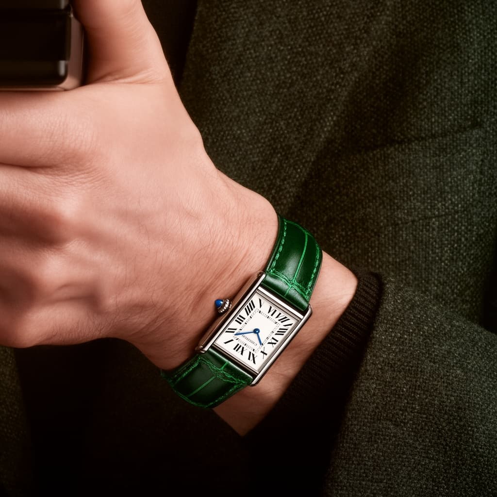 Glossy Emerald Crocodile Signature