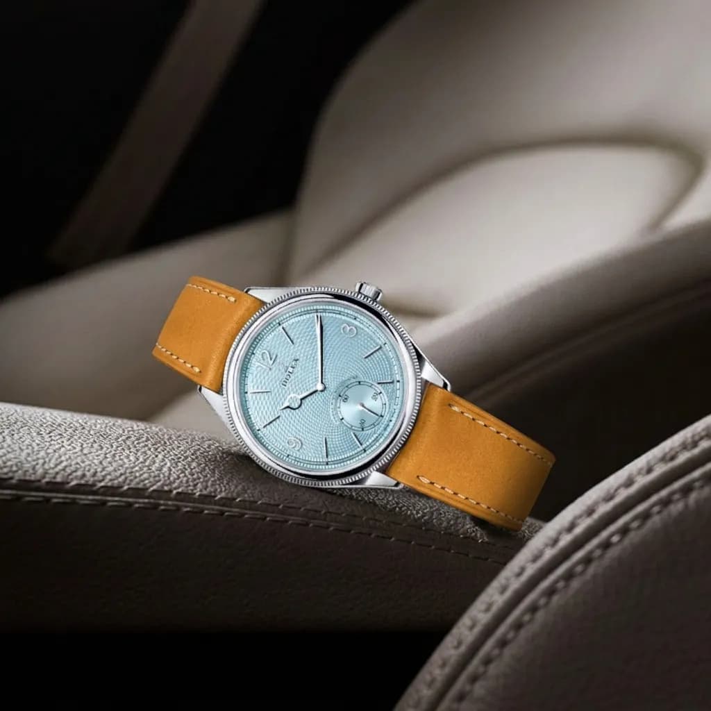 Rolex 1908 on Classic Vintage Leather strap